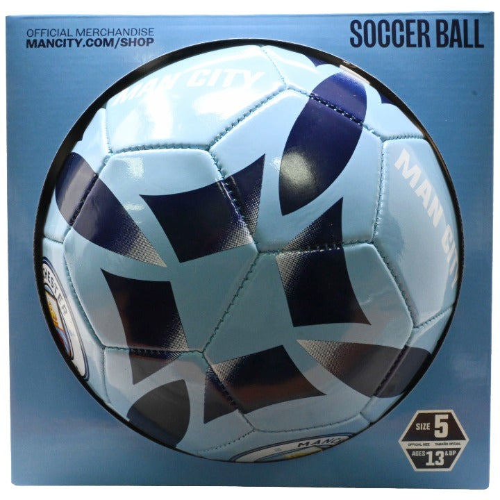 LBl DBl Man City Soccer Ball C/P 8 Icon Sports