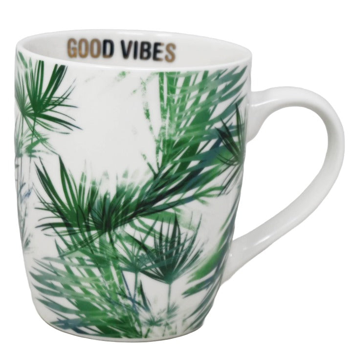 16oz White Good Vibes Mug C/P 36