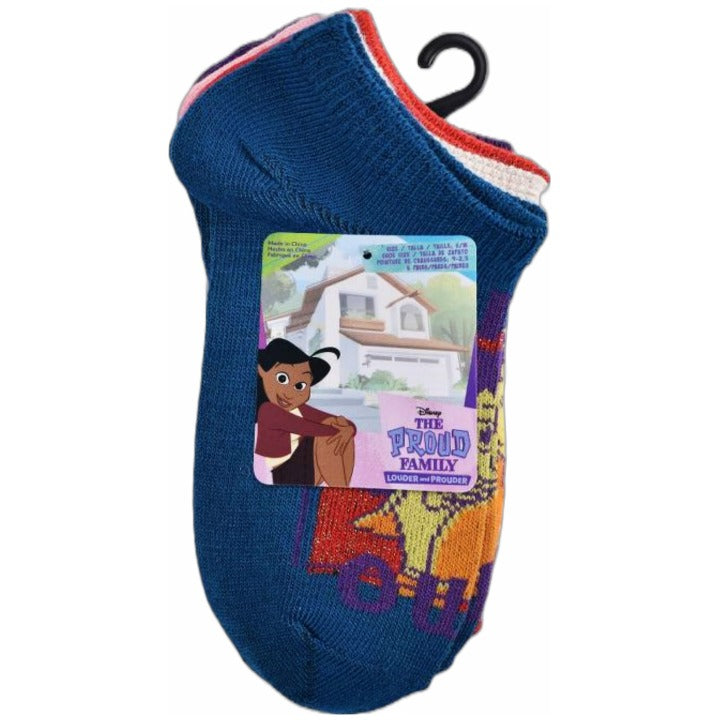 6pk S/M THE PROUD FAMILY JUST AINT RIGHT NS SOCKS C/P 12