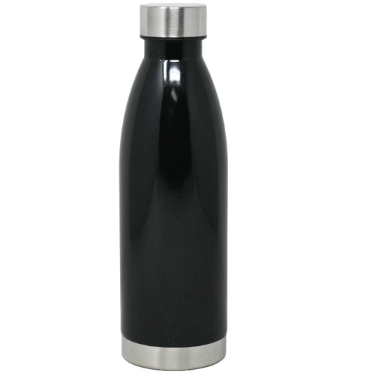 Gibson Home 23oz Bottle SS & Plastic Black C/P 8