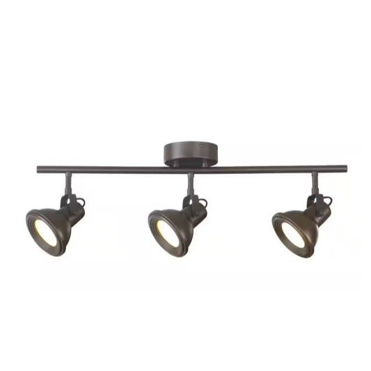 26.1" 3-HEAD BRONZE LED DIRECTION RAIL TRACK LIGHT C/P 1,COLOR BOX