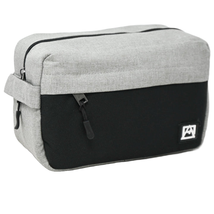*OUTSIDE OF CA* LRG BLK/GRY MEN TOILETRY BAG C/P 30