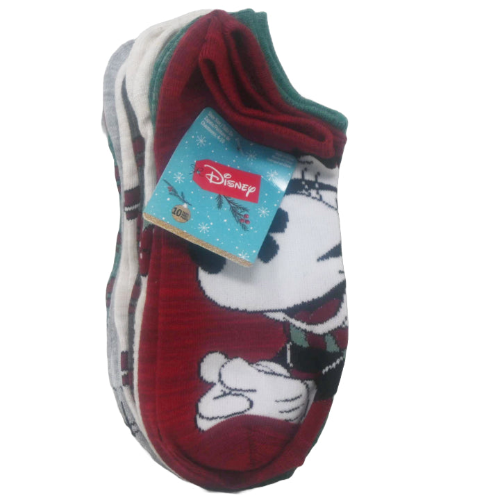 10pk WOMEN MINNIE SPREAD THE JOY NS SOCKS SIZE 9-11 C/P 60