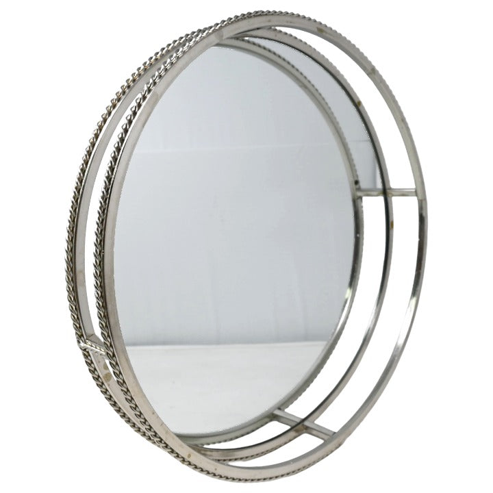 15" Dbl Circ Mirror Tray C/P 4