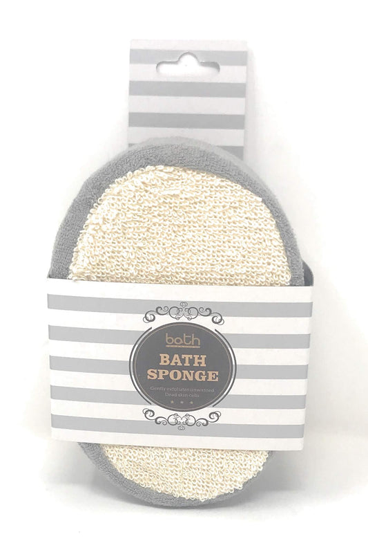 BATH SPONGE 6''L OVAL TERRY C/P 48