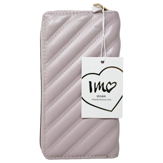 PNK QUILT ZIP WALLET (NO UPC, HAS PROP 65 LABEL) C/P 50