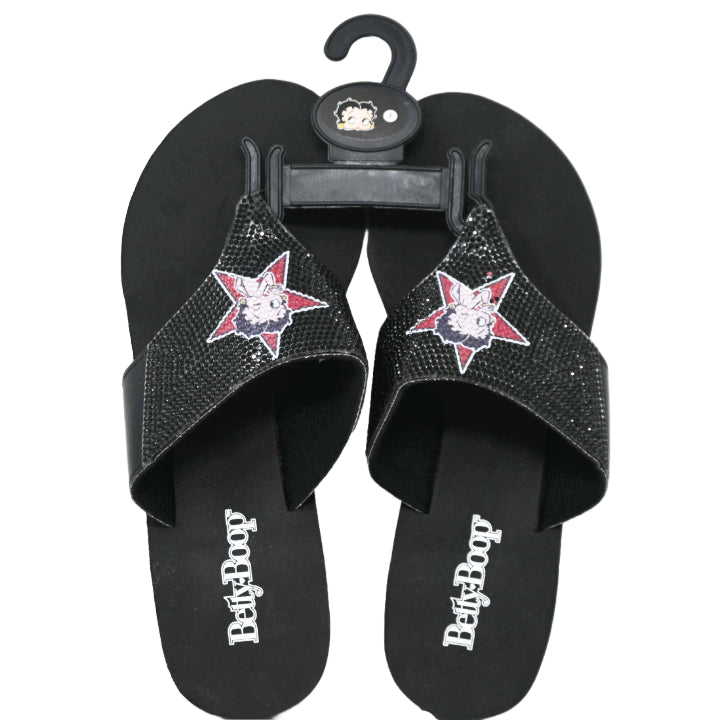 BETTY BOOP BLACK STAR SANDAL ASST SIZE C/P 18