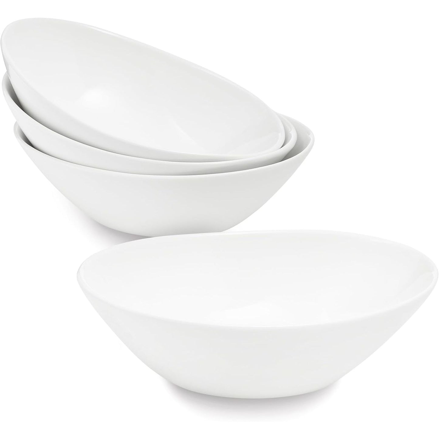 4pc Bowl Set White C/P 4