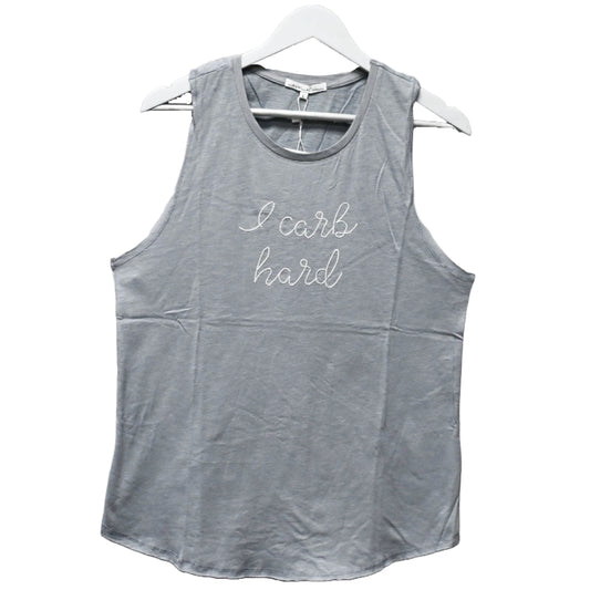Large Gray Embroidery Tank- I Carb Hard C/P 72