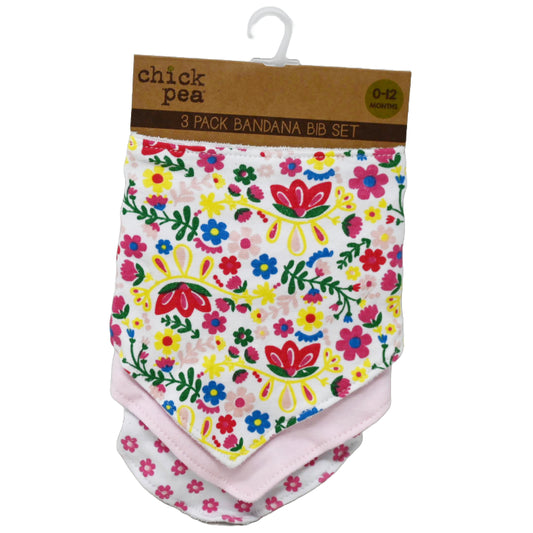 3pk FIESTA BANDANA BIBS C/P 72