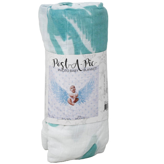 Muslin Baby Blanket- Blue Angel C/P 50