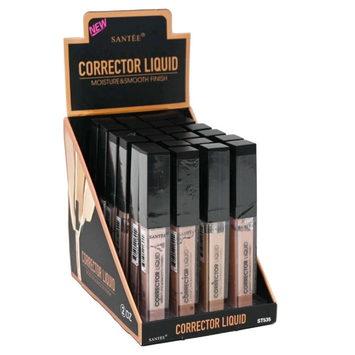 4 Asst Corrector Liquid Foundation in 24pc Displayer C/P 288 SANTEE