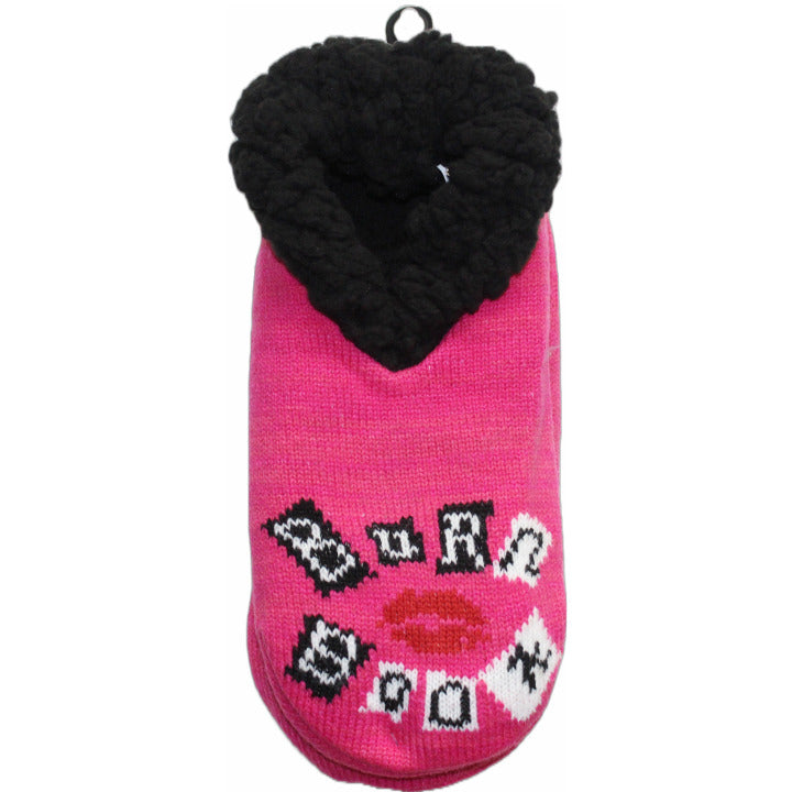 1pk MEAN GIRLS PINK SLIPPERS SIZE 9-11 C/P 60