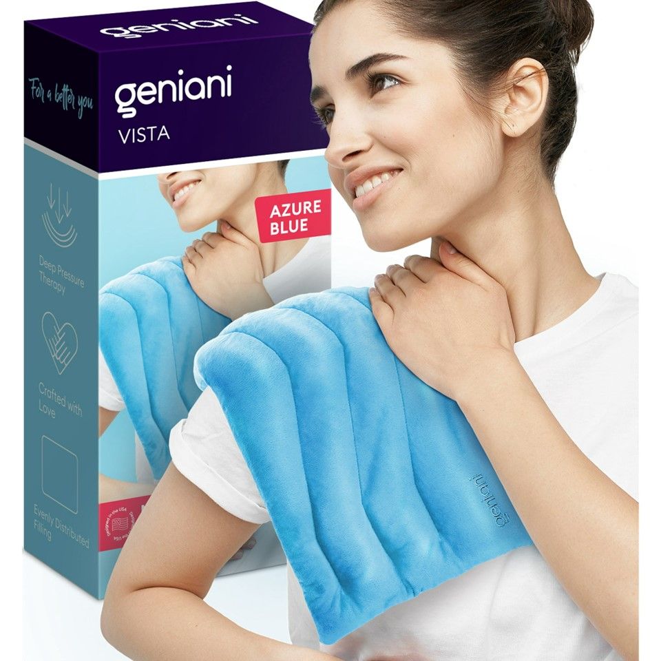 8"x17" BLUE MICROWAVABLE HEATING PAD C/P 8