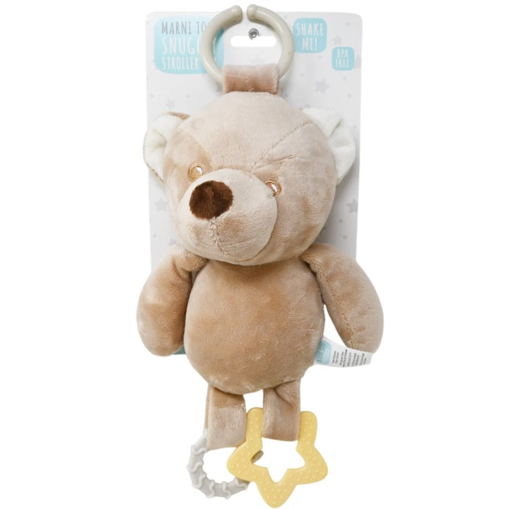 Bear Stroller Toy Teether C/P 48