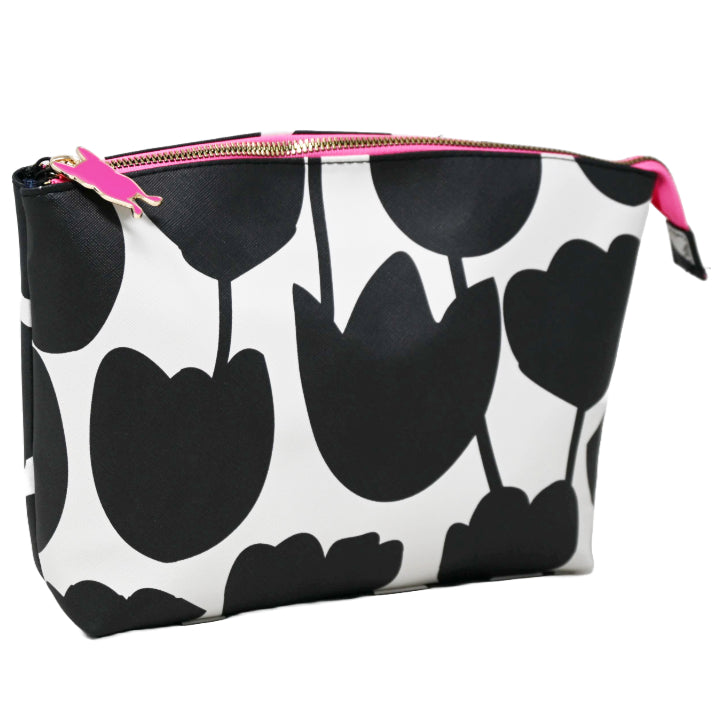 *OUTSIDE OF CA* LRG PRINTED CURVED TOP POUCH C/P 40
