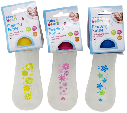 8oz SIDE GRIP BABY BOTTLE C/P 36