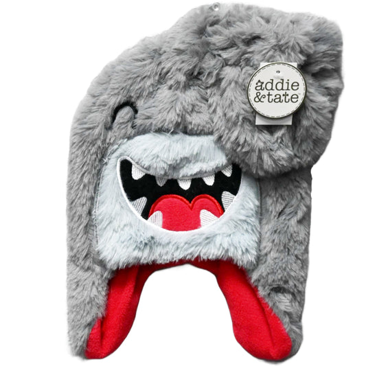 TODDLER GREY TRAPPER AND MITTEN SET C/P 96