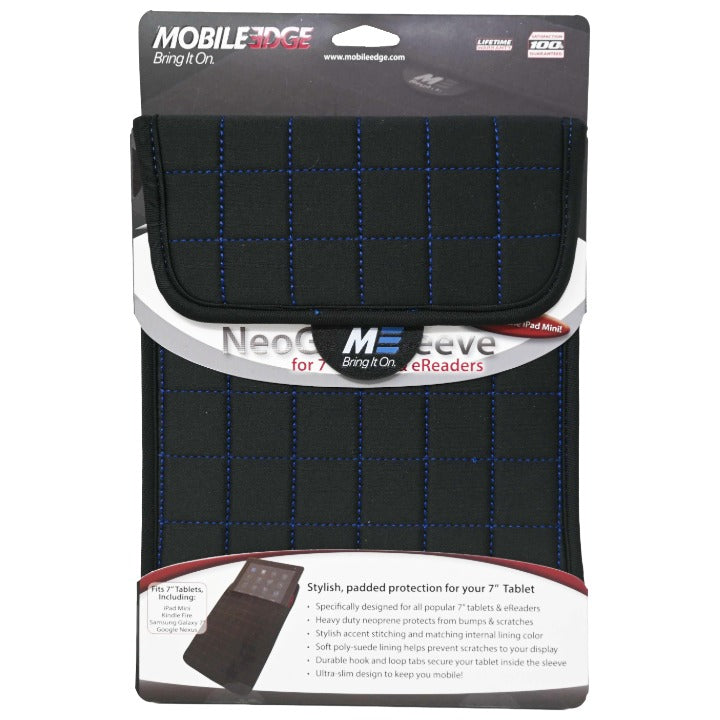Blk Blu 7" Tablet Sleeve C/P 40 Mobile Edge