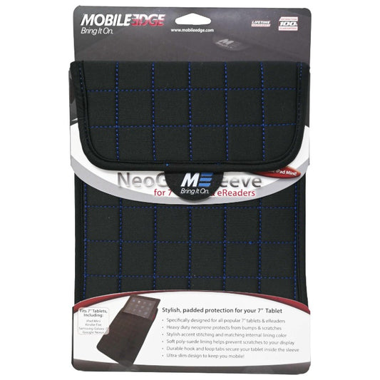 Blk Blu 7" Tablet Sleeve C/P 40 Mobile Edge