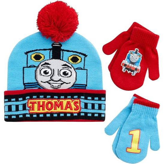 3pc INFANT/TODD THOMAS HAT AND MITTEN SET C/P 48