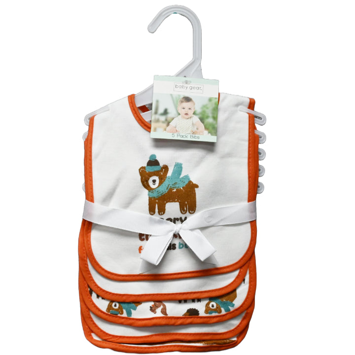 5pk THANKFUL MULTI BIBS C/P 72