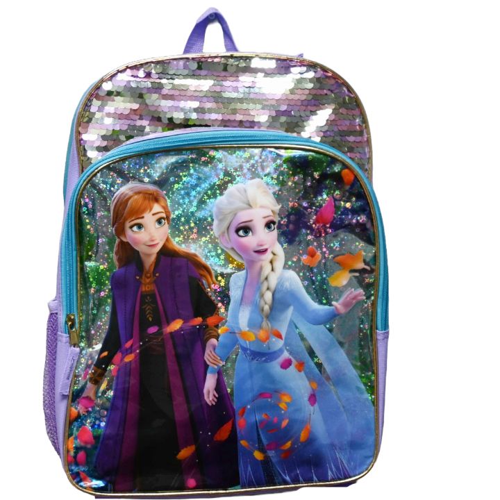 16" FROZEN 2 BACKPACK W/SEQUINS C/P 12