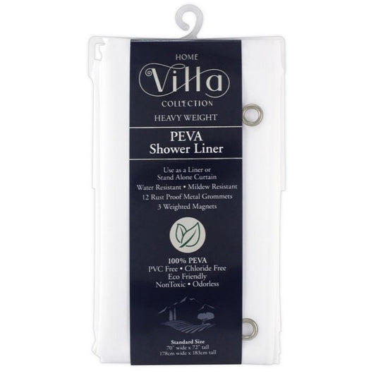 70"x72" FROSTED PEVA SHOWER LINER C/P 24