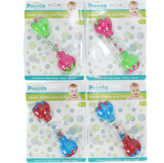 Premia Baby Shake Rattle and Roll C/P 36