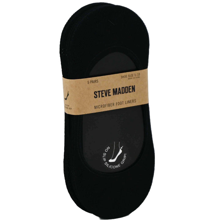 5pk WOMEN MESH FOOTIE SOCKS STEVE MADDEN C/P 24