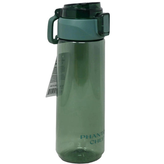 25.3oz Green Bottle w/Grip Hydration (750 ml) PET BPA Free C/P 50