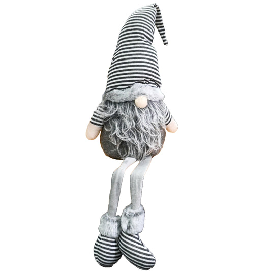 Grey Fabric Gnome 26.8"Hx6.5x4.5x26.8" C/P 12
