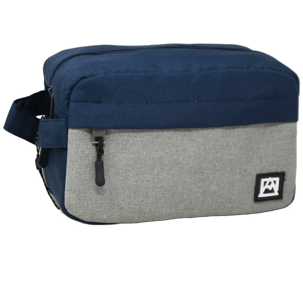 *OUTSIDE OF CA* AVALANCHE MEN NAVY/GREY TOILETRY BAG C/P 30