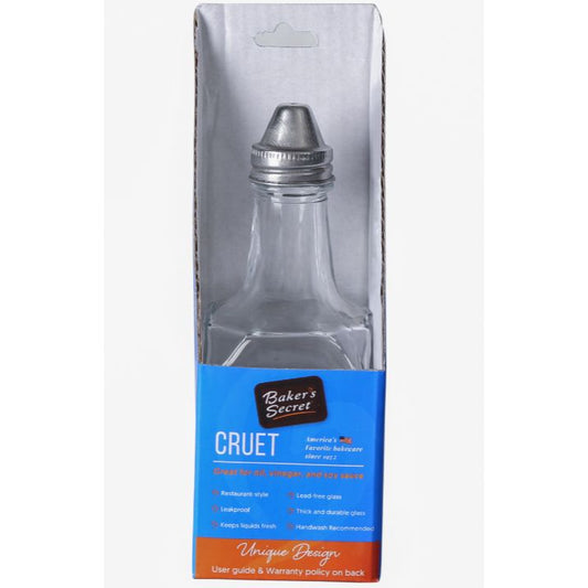 Baker's Secret Glass Cruet C/P 36