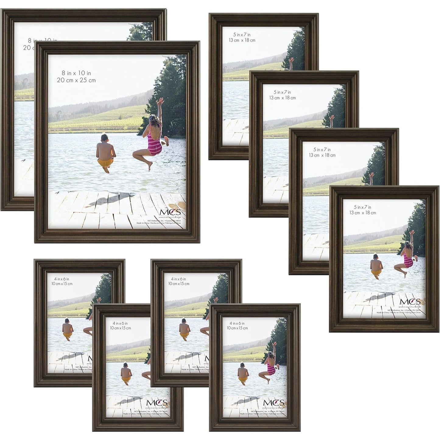 10pc WOOD FRAME SET C/P 1