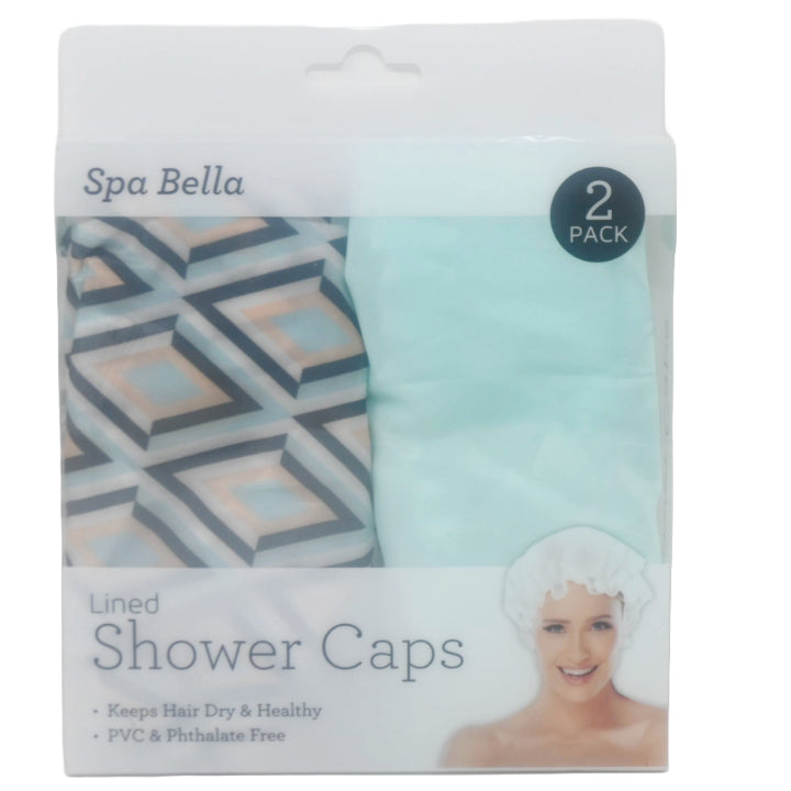 2pk EVA SHOWER CAP C/P 72