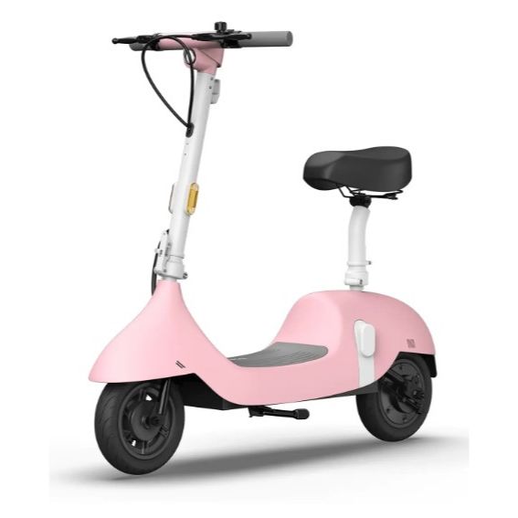 EA10 E-Scooter Pink w/Seat Electric C/P 1