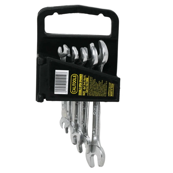 5pc Metric Double Open Wrench Set C/P 56 Inner 14 CALITOOLS