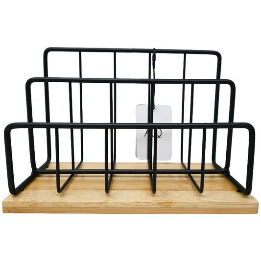 Blk Letter Holder C/P 12