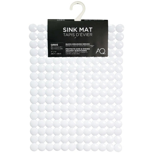 Wht Rect Sink Mat C/P 36