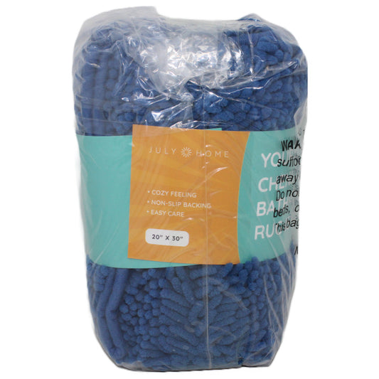 20"x30" PACIFIC BLUE SOLID BATHROOM RUG C/P 18