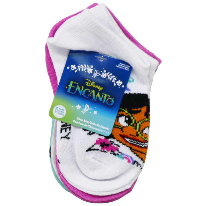 5pk ENCANTO FAMILY NS SOCKS SIZE 4-6 C/P 60