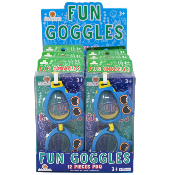 KIDS FUN ASST GOGGLES C/P 48