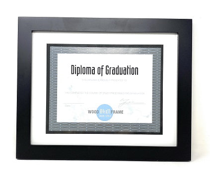 FR 11X14 W8.5X11 DBL MAT BLK C/P 5