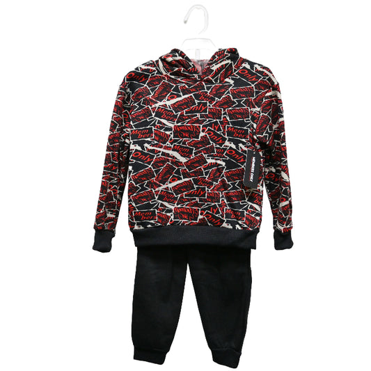 2pc MEMBERS ONLY BOYS HOODED FLEECE SET 3-ASST SIZE C/P 24