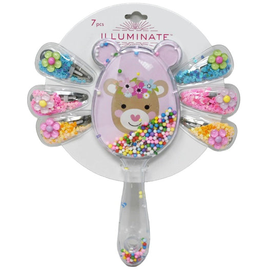 7pc Hair Brush Set Lav C/P 72