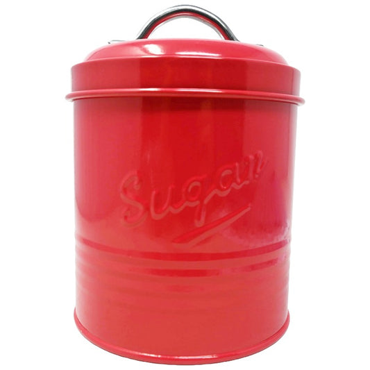 Red Rnd Canister C/P 12