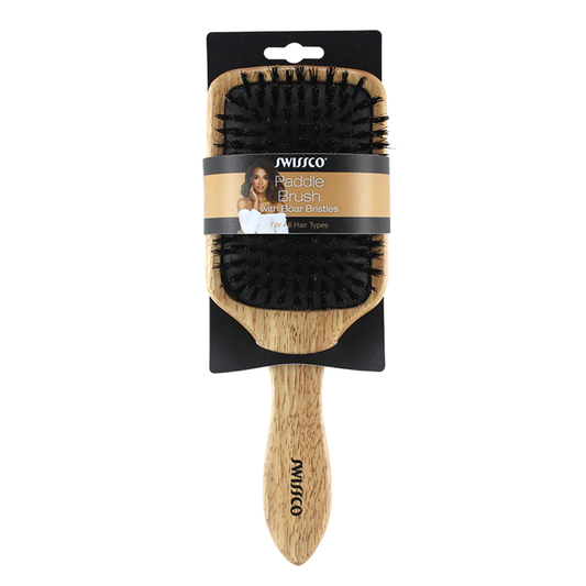 WOODEN PADDLE BRUSH C/P 48
