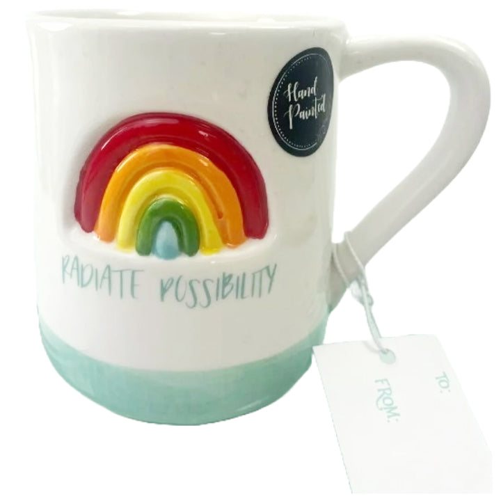 18oz RAINBOW RADIATE POSSIBILITY MUG C/P 24