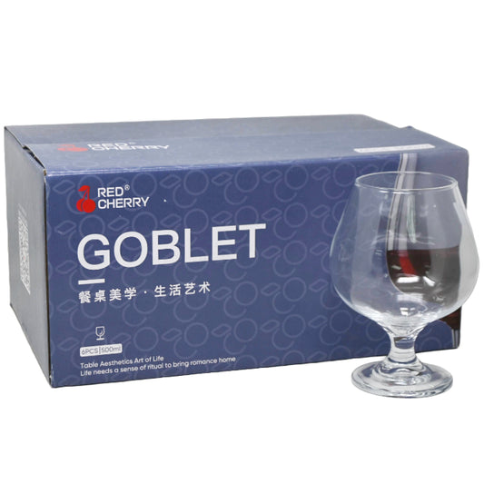 6pc 16.9oz WINE GLASS-GIFT BOX C/P 8